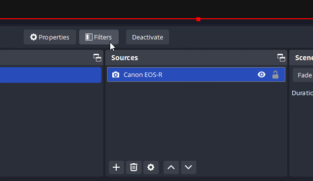Adding a Filter to Webcam in OBS Studio obs64 Hyvu1YTBe8